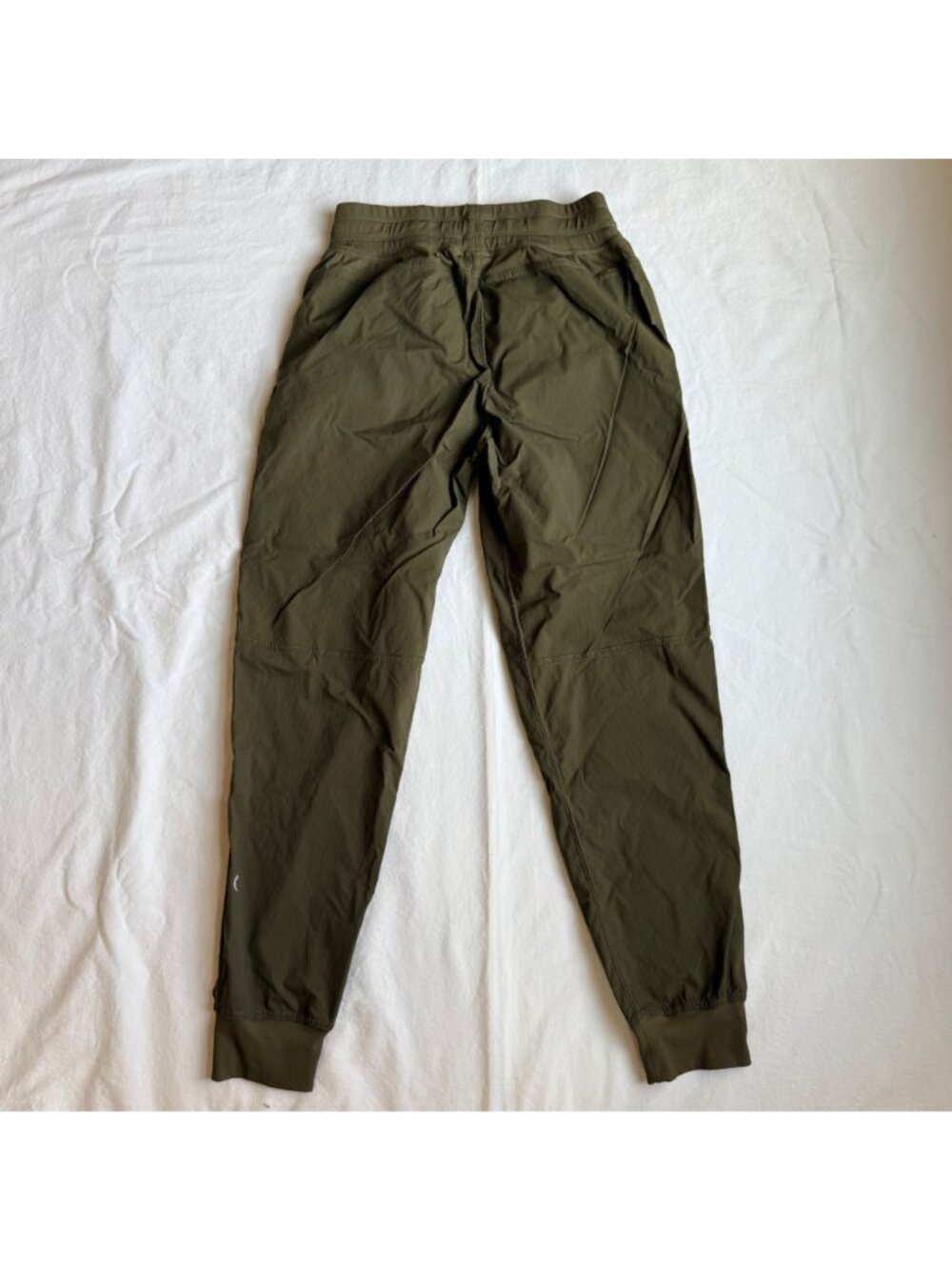 Zyia Active Olive Green Drawstring Joggers Womens Size 6-8 Nylon/Spandex Blend - Picture 9 of 9